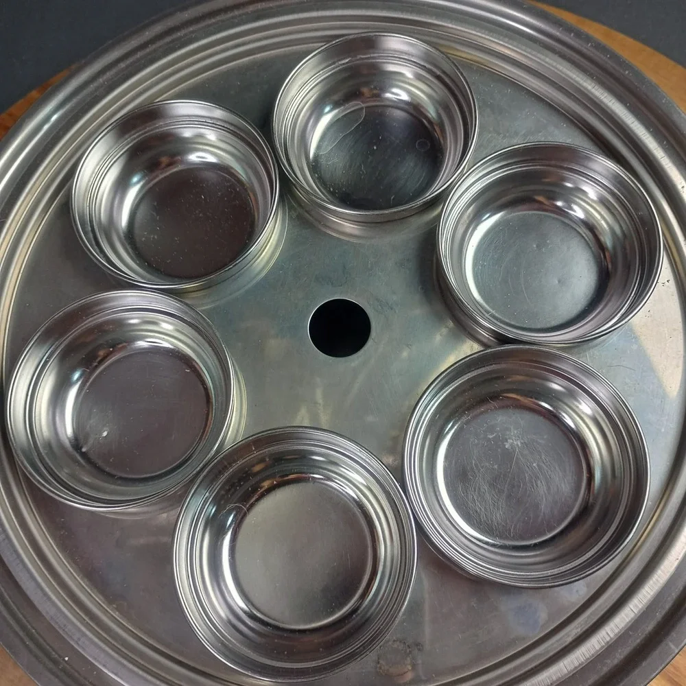 Townecraft Stainless Steel Electric Skiller 17450 Egg Poacher Insert USA Made‎